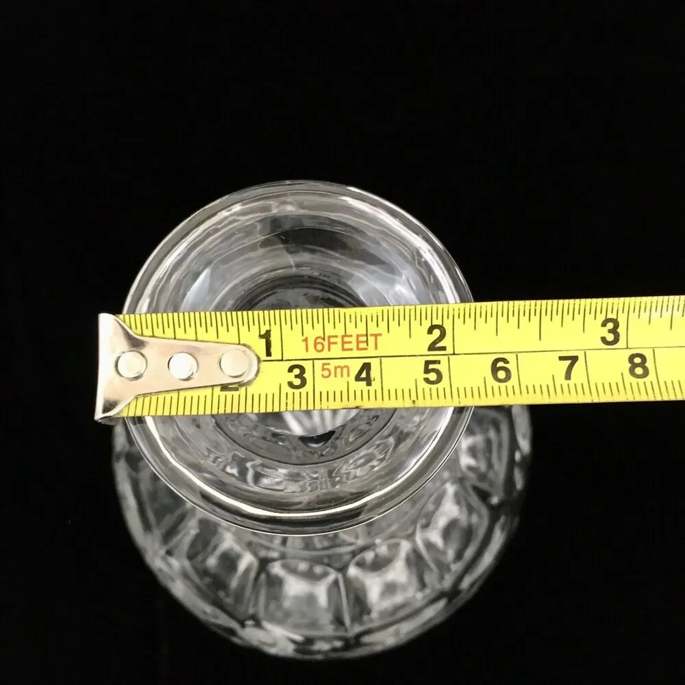 Gorham Crystal Wine Decanter 11” Tall “Spring Meadow” Clear
